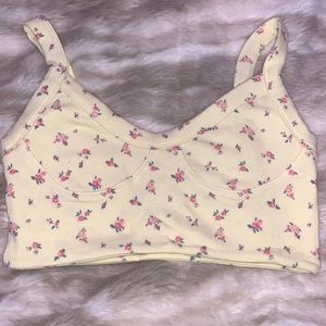 Pacsun floral crop top